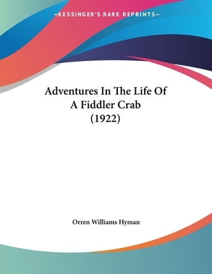 Adventures In The Life Of A Fiddler Crab (1922)